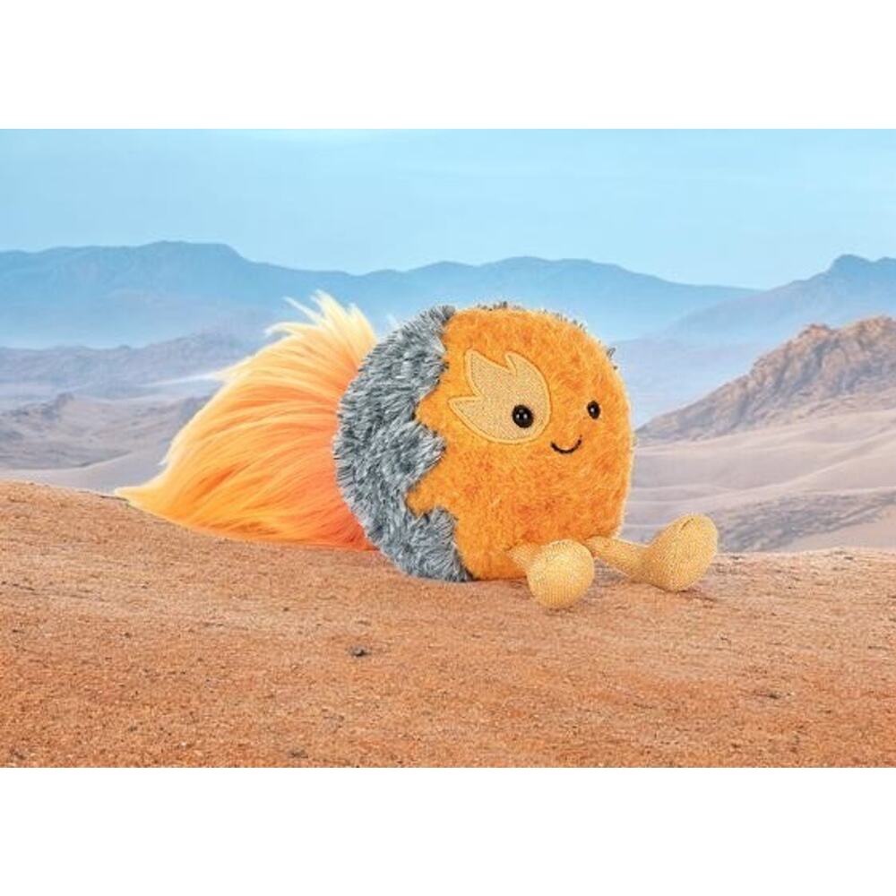 Jellycat Amuseables Space Comet Plush NWT w/ Dust Bag Rare Galaxy Toy